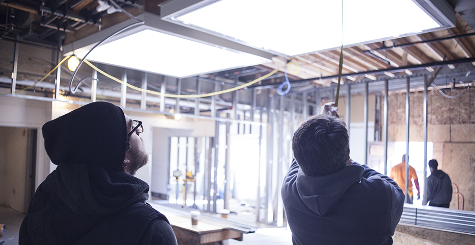 NextFab Wilmington building in progress