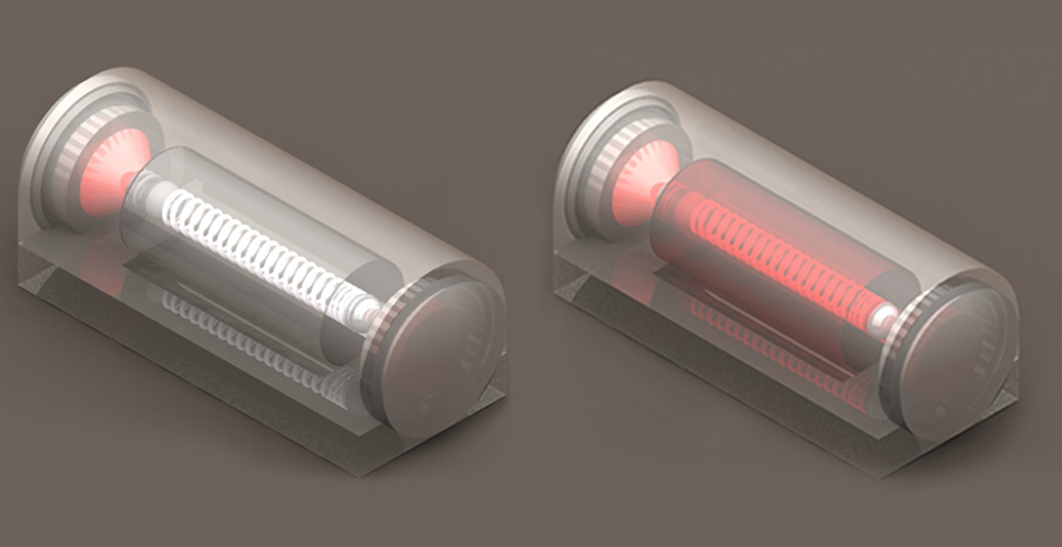 Sensor mechanism 3D redering