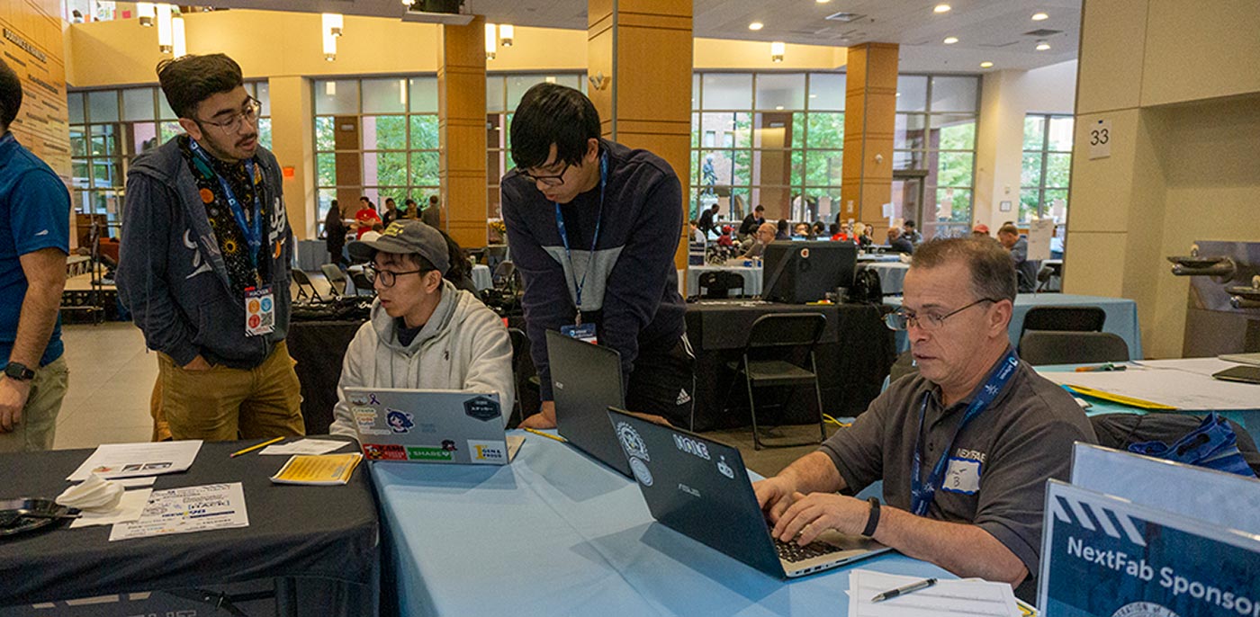 Jefferson Health Hackathon 2019 - NextFab Contract Services team onsite at Jefferson.