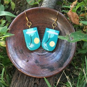 Confetti - Carefully crafted earrings using a variety of materials, digital design & laser cutters