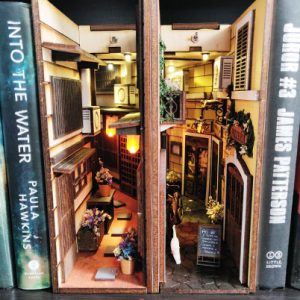 MiniAlley - Intricately handcrafted diorama bookshelf inserts