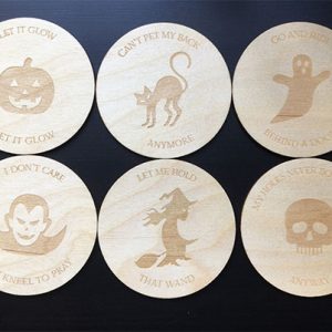 WoodGlow Co - Delightful Laser Cut Coasters