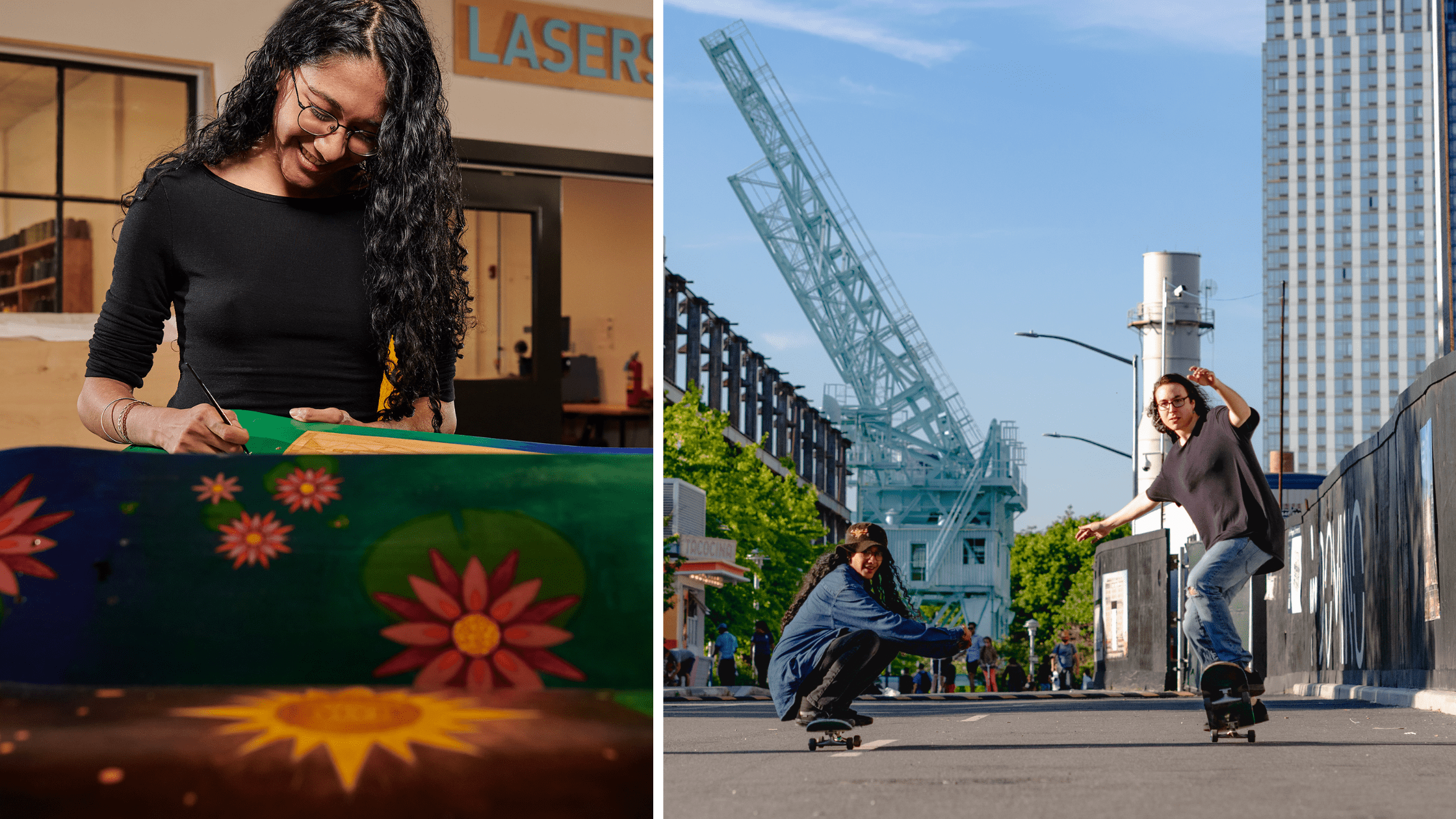 Jazper Taur: they/them, Owner of HYLYTE Skateboards, a BIPOC SkaterOwned Brand