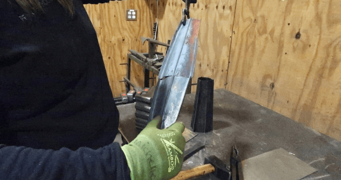 Forging and Fabricating a Vessel with Sheet Metal