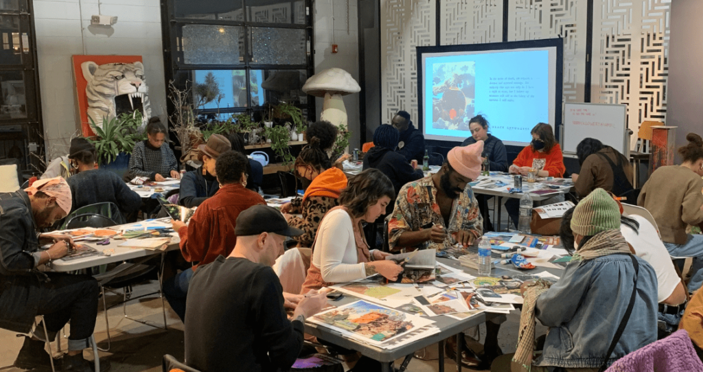 Collage Workshop with Yannick Lowery