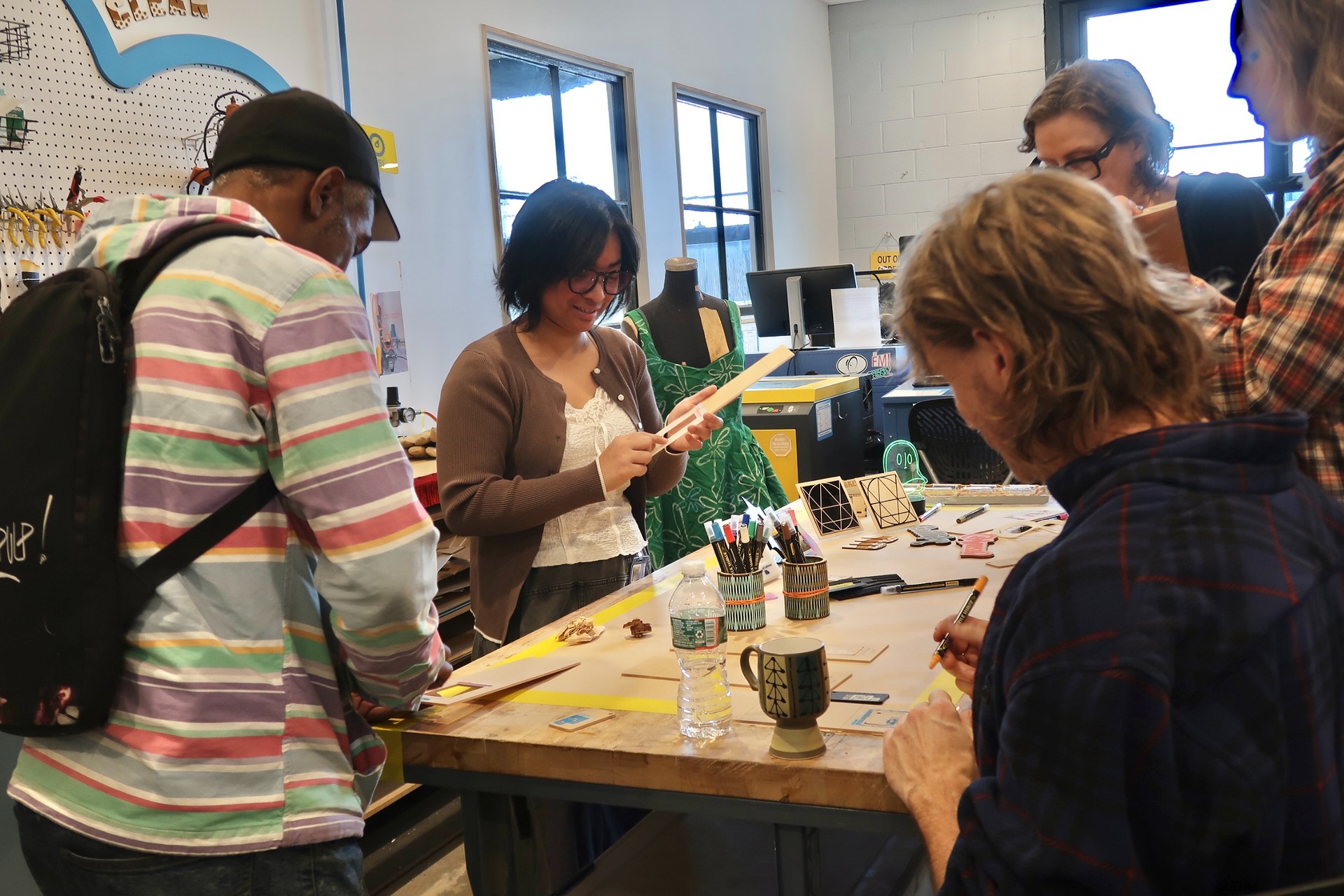 Laser Cutting at NextFab