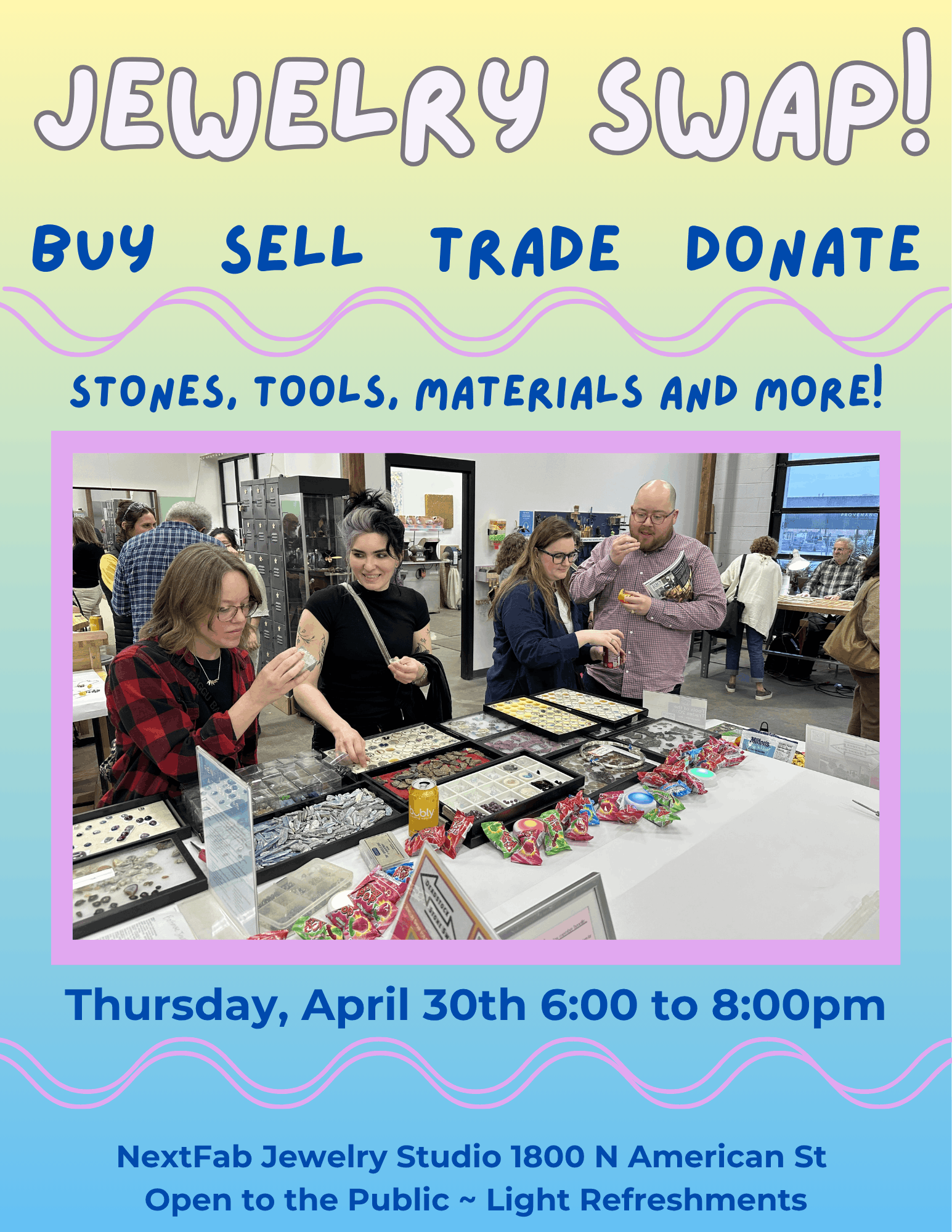 Jewelry Swap at NextFab